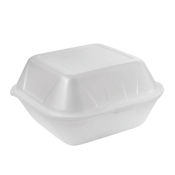 Coquille plastique PSE blanche double  135x125mm H70mm-500Pcs