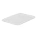 Couvercle rectangulaire plat translucide en plastique PP 173x120mm-250Pcs