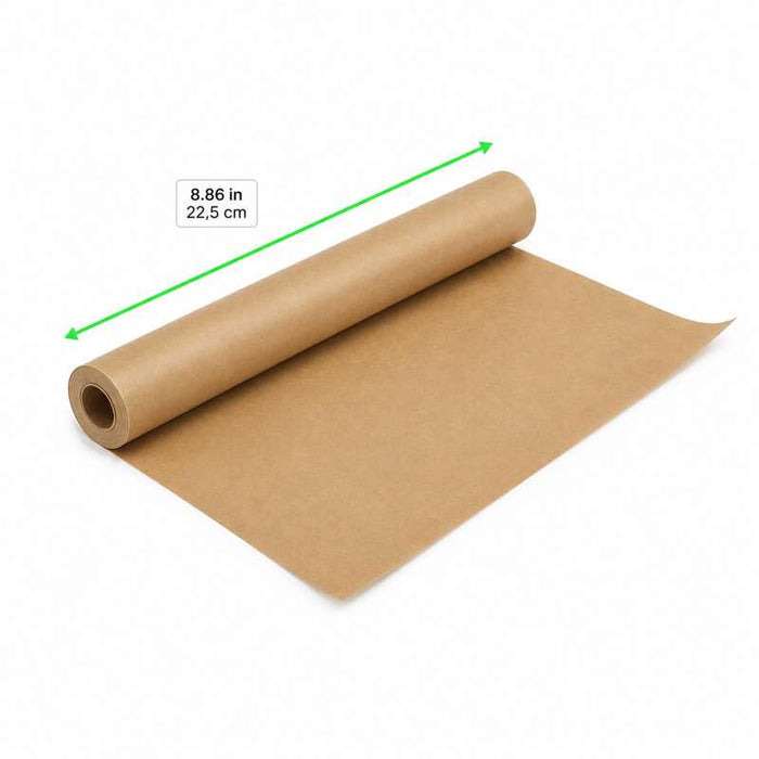 Rouleau de papier kraft brun    H225mm-1Pcs