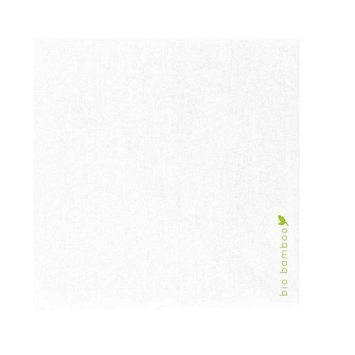 Serviette en fibre de bambou blanche  250x250mm-1000Pcs