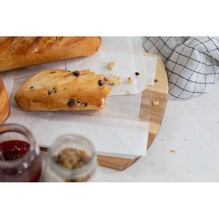 Sac sandwich blanc ingraissable en papier kraft à fenêtre cristal et 6 cm de soufflet 110x40mm H310mm-1000Pcs