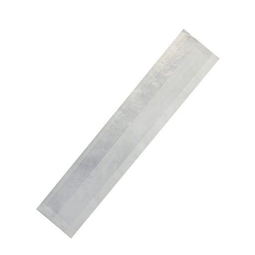 Sac sandwich blanc ingraissable en papier kraft à fenêtre cristal et 4 cm de soufflet 110x40mm H550mm-1000Pcs