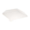 Couvercle Samourai dôme transparent en plastique PET transparent pour assiette 130x130mm H20mm-100Pcs