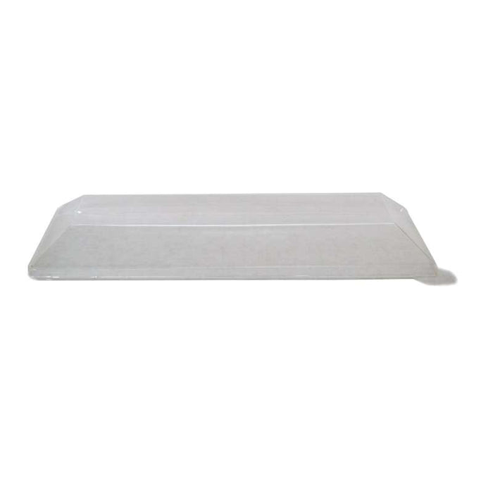 Couvercle Samourai dôme transparent en plastique PET transparent pour barquette 220x88mm H26mm-100Pcs