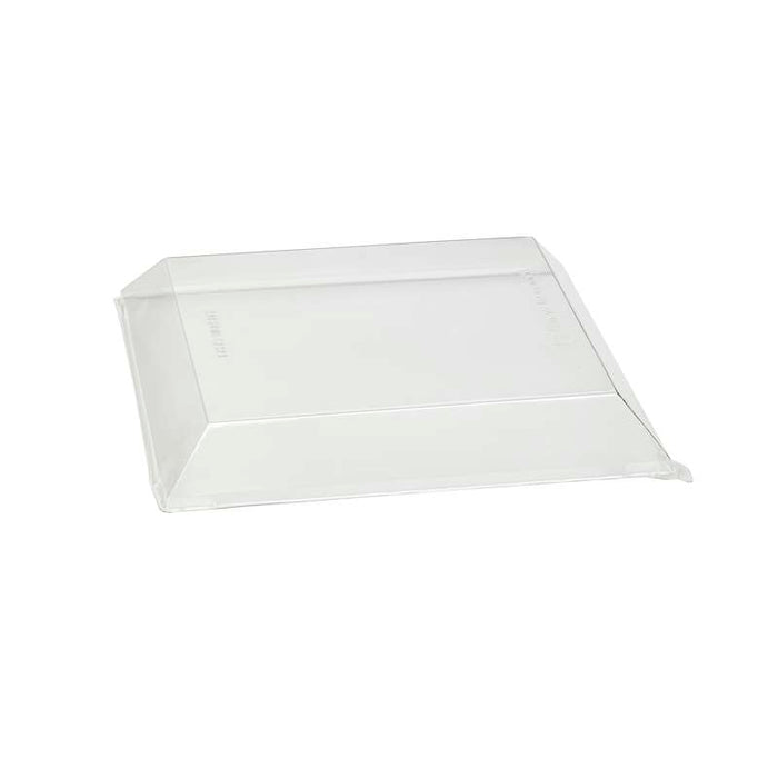 Couvercle Samourai dôme transparent en plastique PET transparent pour barquette 230x230mm H34mm-100Pcs