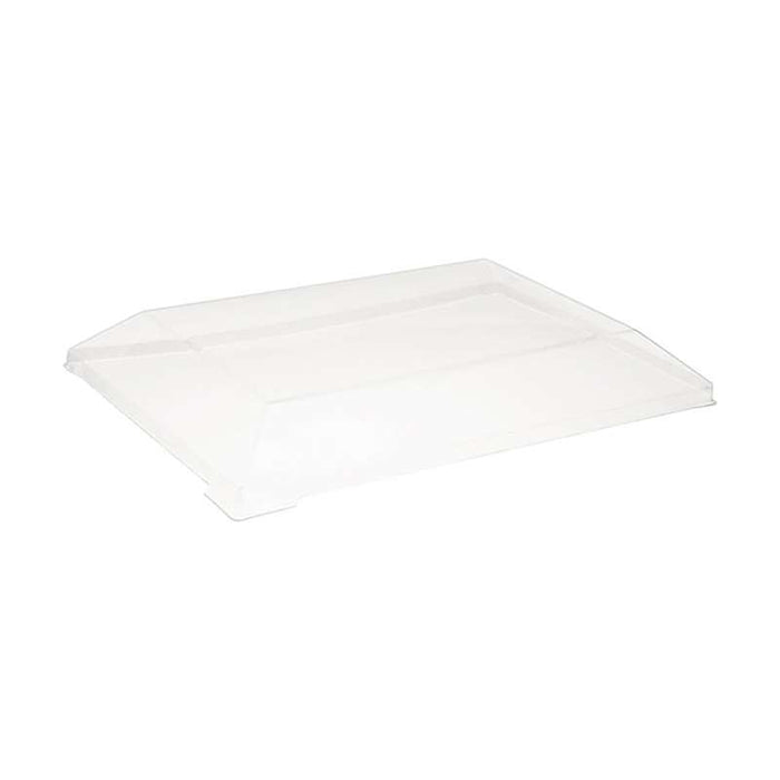 Couvercle Samourai dôme transparent en plastique PET transparent pour barquette 160x90mm H22mm-100Pcs