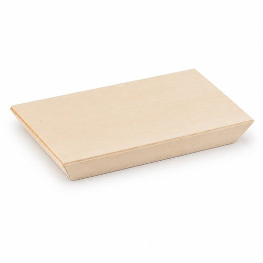 Couvercle Samourai en bois pour barquette  155x85mm H10mm-100Pcs