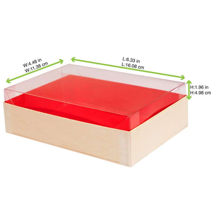 Couvercle PET transparent "Samourai"  161x114mm H50mm-100Pcs