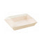 Couvercle Samourai dôme transparent en plastique PET transparent pour assiette 130x180mm-100Pcs