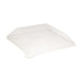 Couvercle Samourai dôme transparent en plastique PET transparent pour assiette 130x130mm H20mm-100Pcs