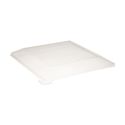 Couvercle Samourai dôme transparent en plastique PET transparent pour assiette 175x175mm H20mm-100Pcs
