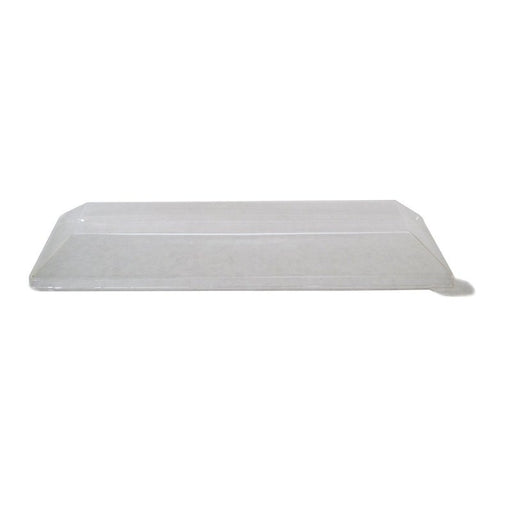 Couvercle Samourai dôme transparent en plastique PET transparent pour barquette 220x88mm H26mm-100Pcs