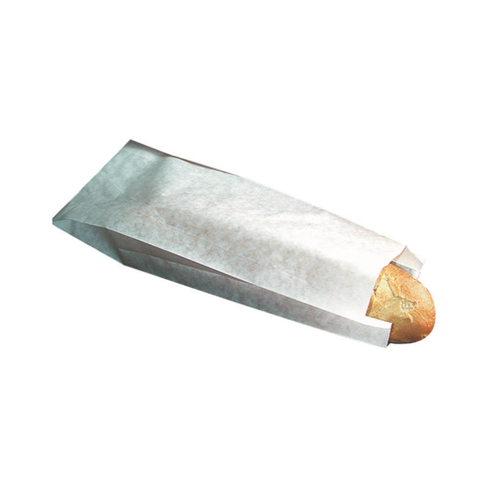 Sac sandwich papier blanc  100x40mm H300mm-1000Pcs