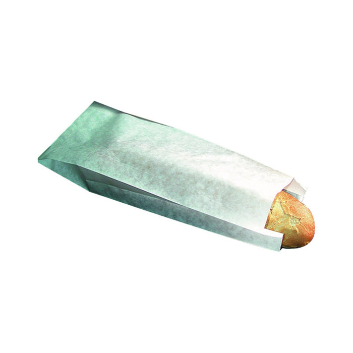 Sac sandwich papier blanc  100x40mm H300mm-1000Pcs