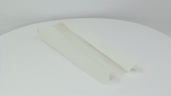 Sac sandwich papier blanc à fenêtre 120x40mm H340mm-1000Pcs