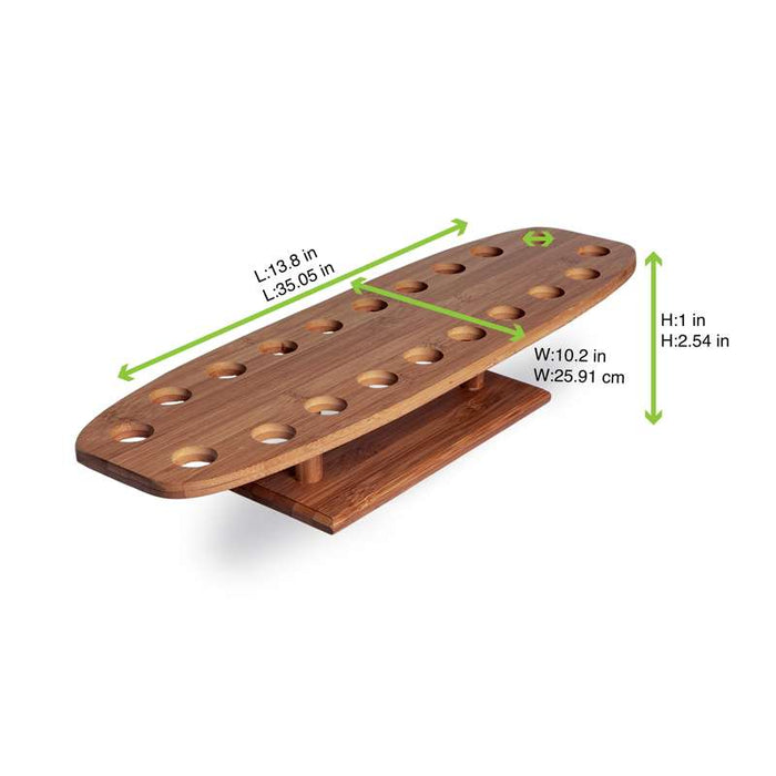 Support bambou pour cônes 20 trous  500x150mm H85mm-1Pcs