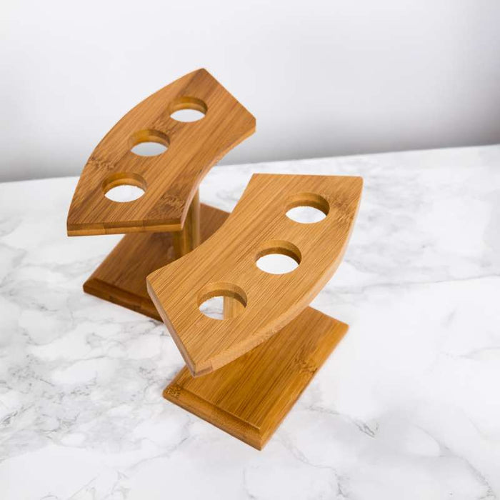 Support bambou pour cônes 3 trous  160x75mm H90mm-10Pcs