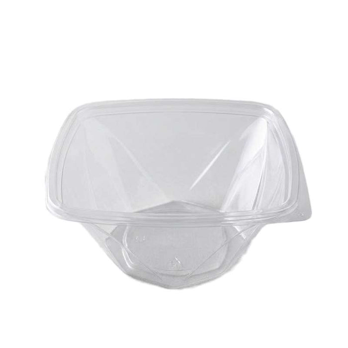 Saladier PET carré transparent vrillé  200x200mm H80mm 1000ml-400Pcs
