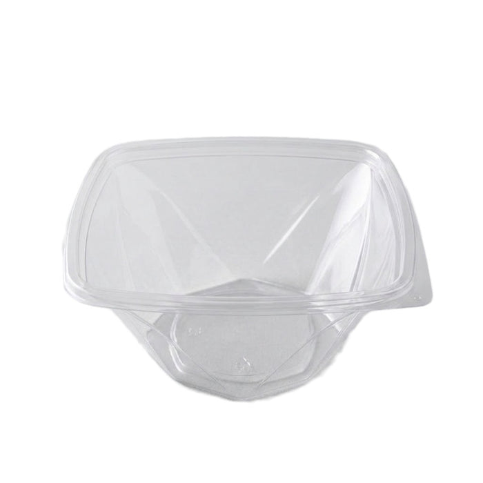Saladier PET carré transparent vrillé  200x200mm H80mm 1000ml-400Pcs