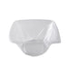 Saladier PET carré transparent vrillé  200x200mm H80mm 1000ml-400Pcs