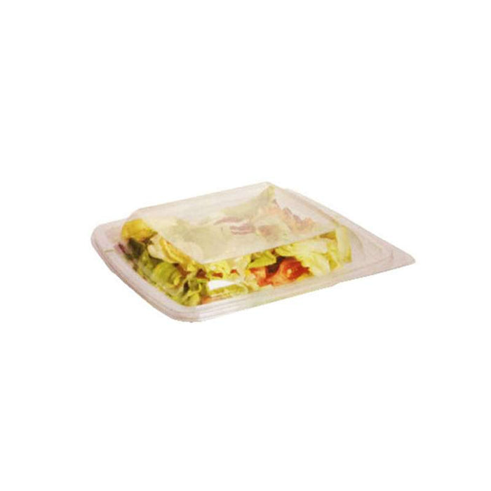 Couvercle dôme carré en plastique transparent 195x195mm H20mm - 300Pcs