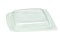 Couvercle dôme plastique transparent  195x195mm H30mm-400Pcs