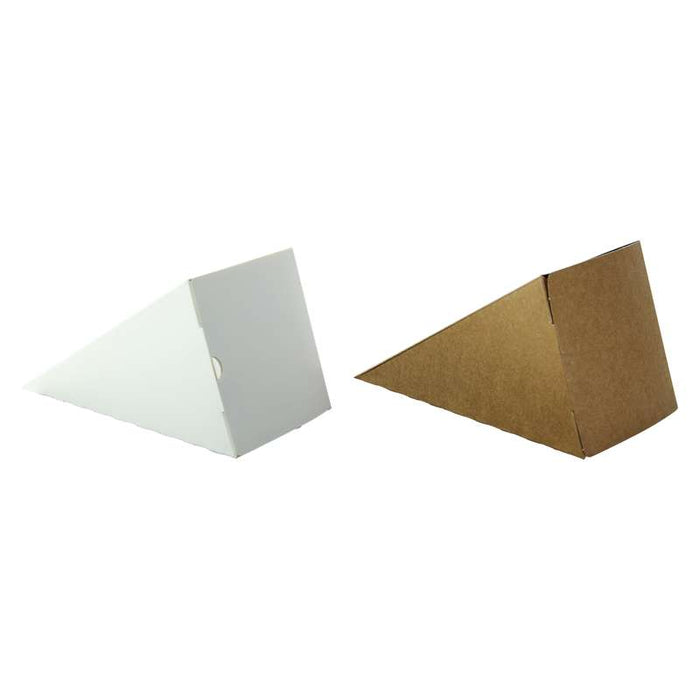 Cône snack refermable carton brun  90x90mm H190mm - 400Pcs