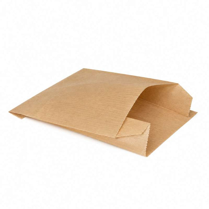 Sachet kraft brun multi-usage à soufflet 180x80mm H270mm - 1000Pcs