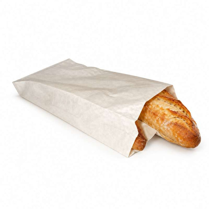 Sac papier tout usage blanc  120x50mm H160mm-1000Pcs