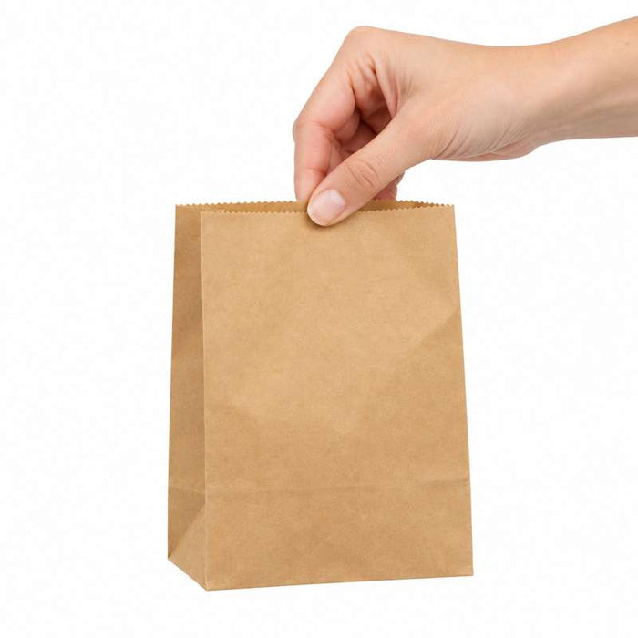Sac papier tout usage brun  120x50mm H150mm-1000Pcs