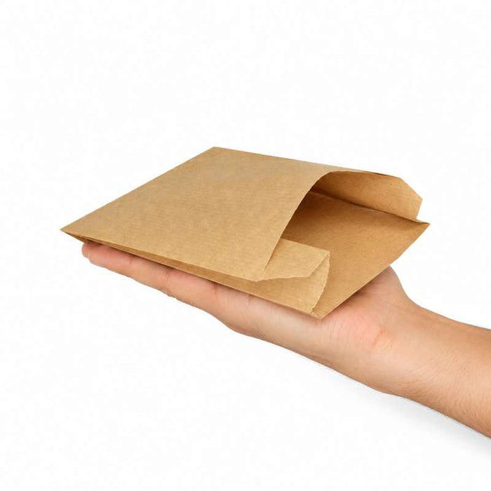 Sac papier tout usage brun  120x50mm H220mm-1000Pcs