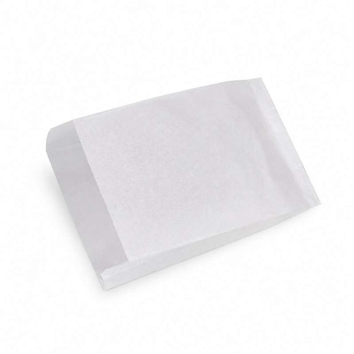 Sac papier tout usage blanc décor croissant  140x60mm H220mm-1000Pcs