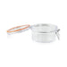 Bocal plastique PS transparent rond   H64mm 300ml - 30Pcs