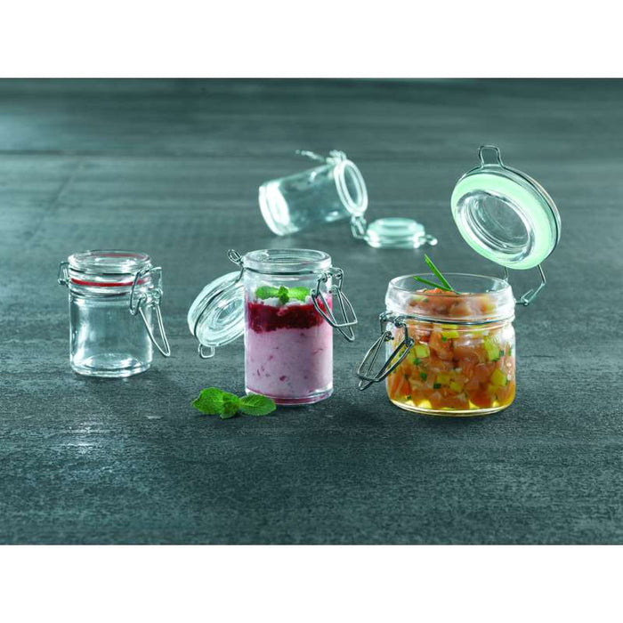Bocal rond transparent en PS Ø48mm H60mm 50ml - 60Pcs
