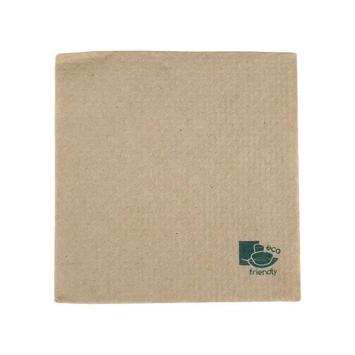 Serviette papier écrue 1 pli  300x300mm-4800Pcs