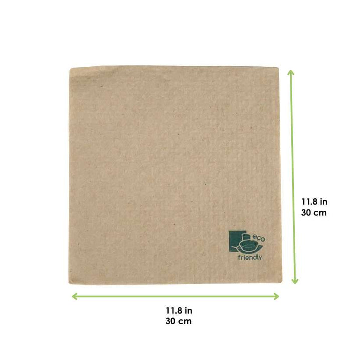 Serviette papier écrue 2 plis  300x300mm-4000Pcs