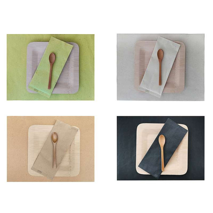 Set de plateau papier vert  300x400mm-1000Pcs