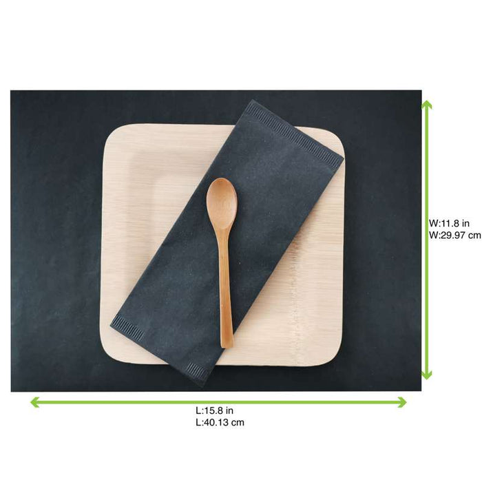 Set de plateau papier noir  300x400mm-1000Pcs