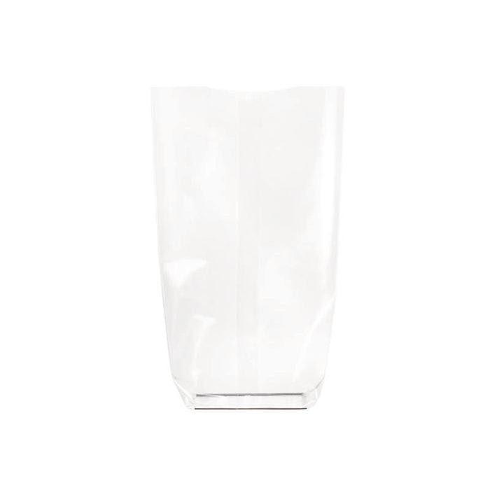 Sachet transparent à base carton argentée 170x320mm - 100Pcs