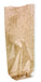 Sac transparent fond cartonné kraft  120 H260mm-100Pcs