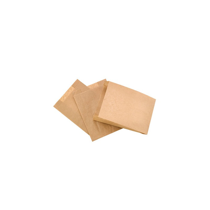 Sac kraft brun ingraissable tout usage  140x70mm H210mm-1000Pcs