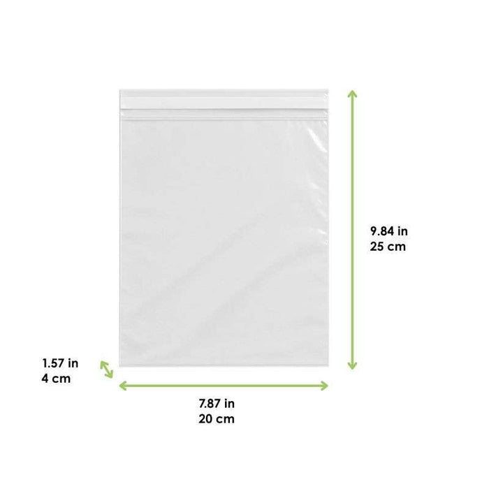 Sachet Klever refermable BOPP  250x200mm - 2000Pcs