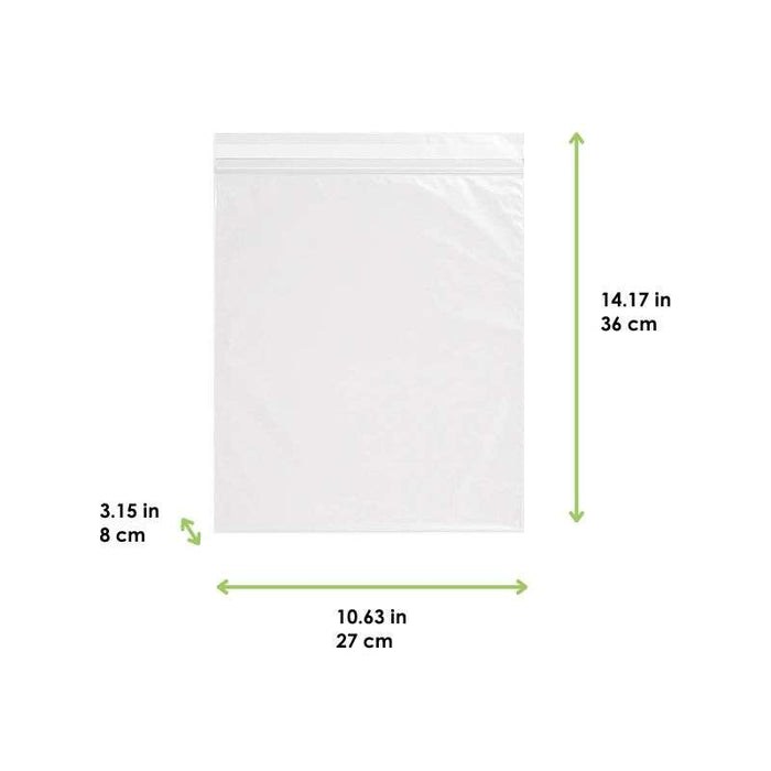Sachet Klever refermable BOPP  360x270mm - 1000Pcs