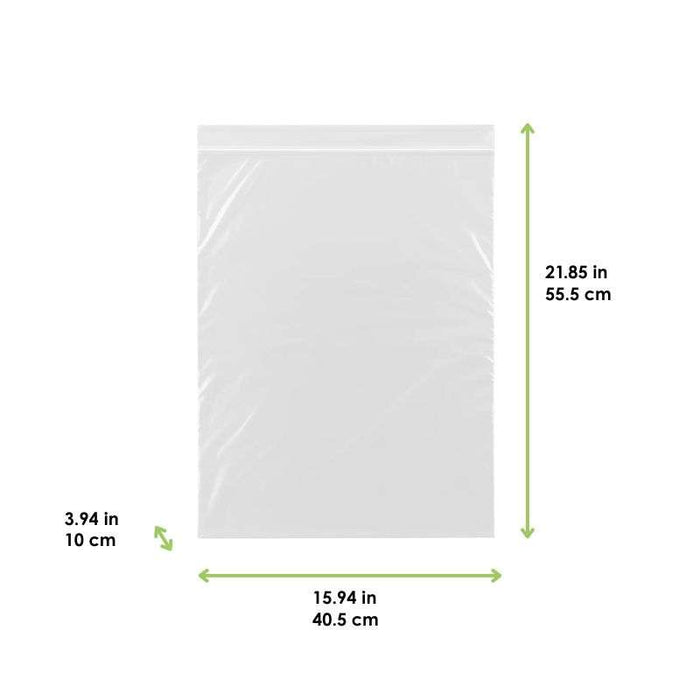 Sachet Klever refermable BOPP  555x405mm - 1000Pcs
