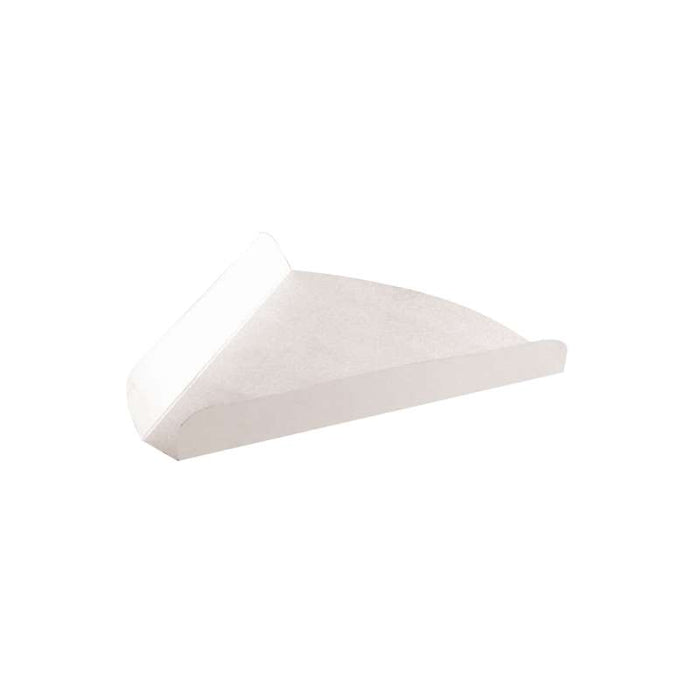 Assiette triangulaire carton blanc pour pizza ou tarte  175x27mm H27mm-1000Pcs