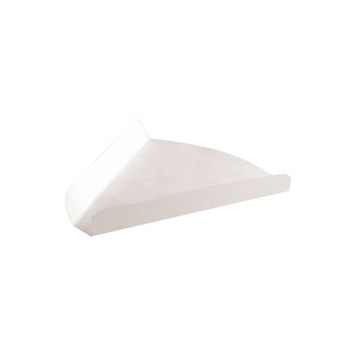 Assiette triangulaire carton blanc pour pizza ou tarte  175x27mm H27mm-1000Pcs