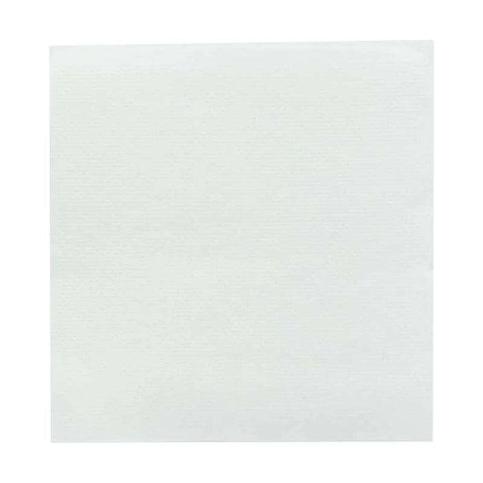 Serviette micropoint blanche 2 plis 200x200mm-2700Pcs