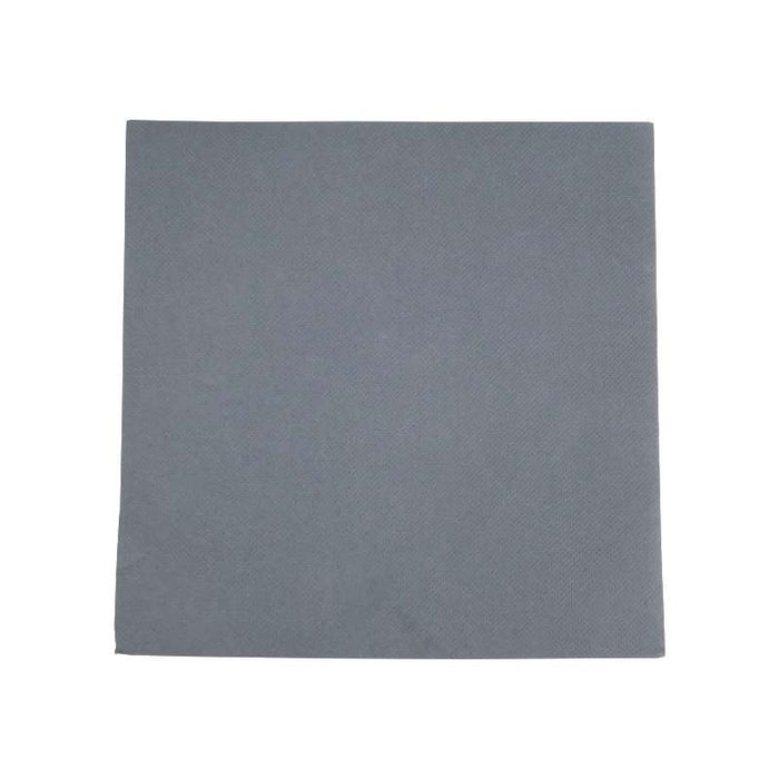 Serviette 2 plis anthracite micro-point 380x380mm - 1440Pcs