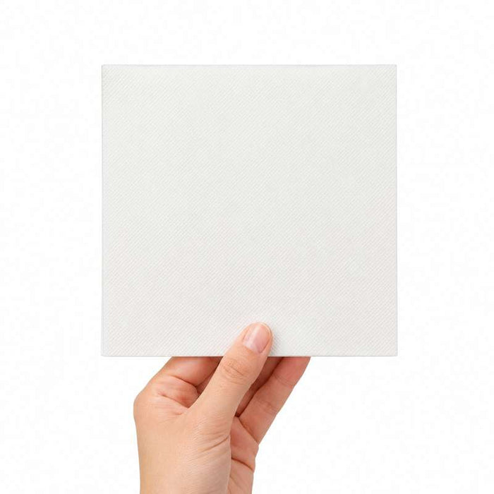 Serviette micro-point 2 plis blanche 380x380mm - 1440Pcs