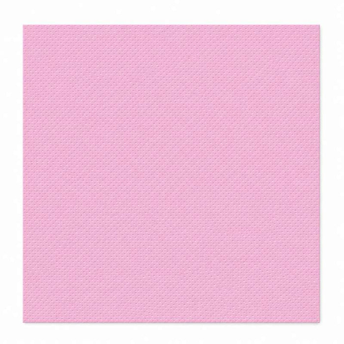 Serviette rose micro-point 2 plis 380x380mm - 1440Pcs